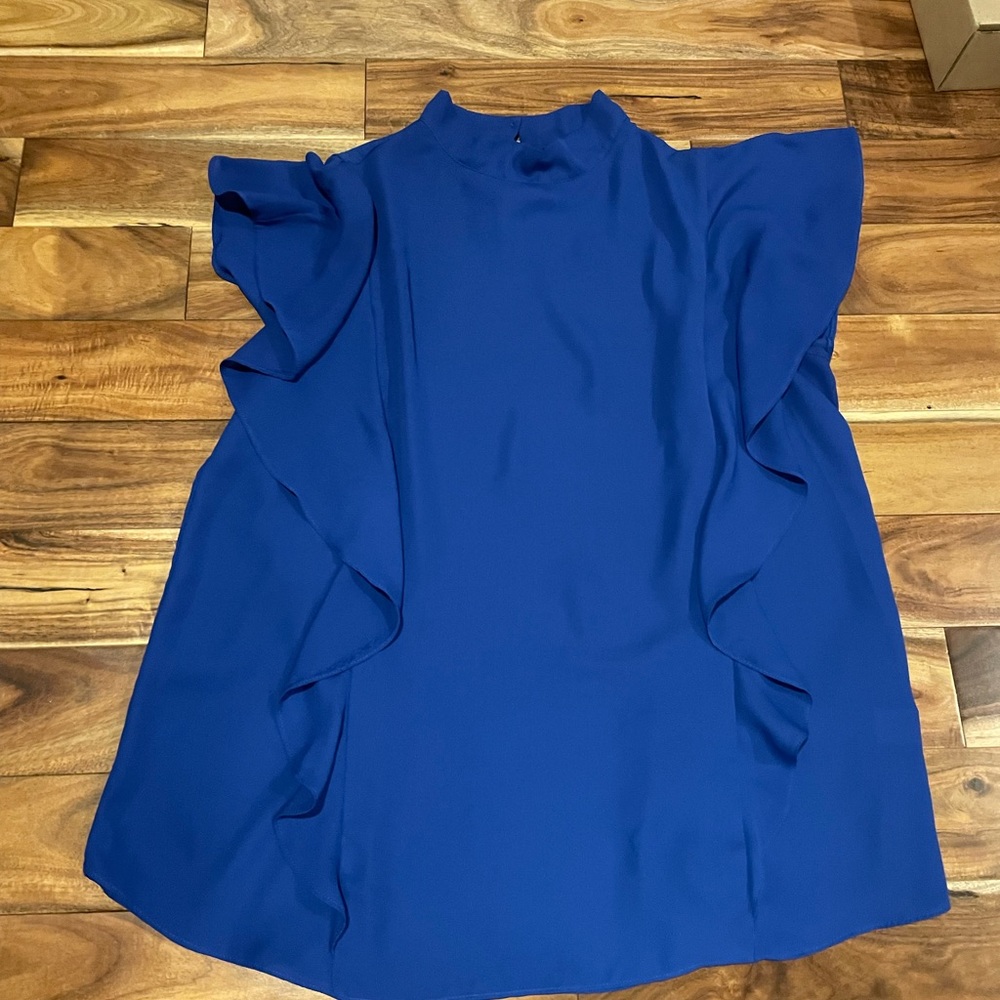 Beautiful summer sleeveless blouse